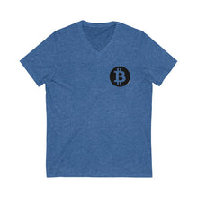 Load image into Gallery viewer, "Bitcoin Badge" V-Neck Tee