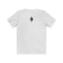 Load image into Gallery viewer, Ethereum Jersey Short Sleeve Tee (Octahedron on Back)