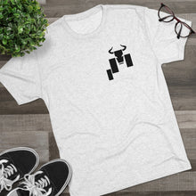 Load image into Gallery viewer, The Bull Chart Tri-Blend Crew Tee