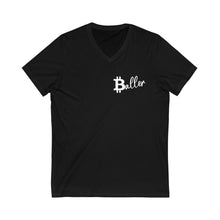 Load image into Gallery viewer, "Bitcoin Baller" V-Neck Tee