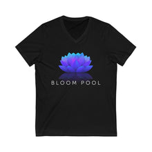 Load image into Gallery viewer, The Bloom Pool Jersey Short Sleeve V-Neck Tee