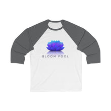 Load image into Gallery viewer, The Bloom Pool 3/4 Sleeve Baseball Tee