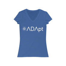 Load image into Gallery viewer, ADApt Women's Jersey Short Sleeve V-Neck Tee