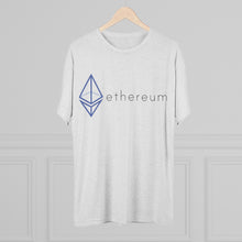 Load image into Gallery viewer, The Wired Octahedron ETH Logo Tri-Blend Crew Tee
