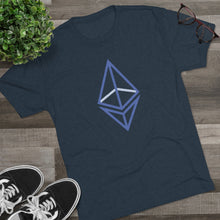 Load image into Gallery viewer, The wired Octahedron Tri-Blend Crew Tee