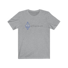 Load image into Gallery viewer, The Wired Octahedron ETH Logo Jersey Short Sleeve Tee