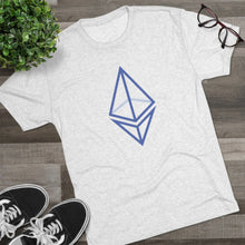 Load image into Gallery viewer, The wired Octahedron Tri-Blend Crew Tee