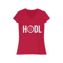 Load image into Gallery viewer, Cardano HODL Women's Jersey Short Sleeve V-Neck Tee