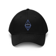 Load image into Gallery viewer, Wired Octahedron ETH Twill Hat