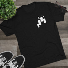 Load image into Gallery viewer, The Bull Chart Tri-Blend Crew Tee