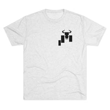 Load image into Gallery viewer, The Bull Chart Tri-Blend Crew Tee
