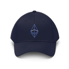 Load image into Gallery viewer, Wired Octahedron ETH Twill Hat