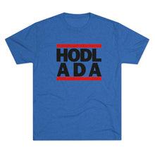 Load image into Gallery viewer, HODL ADA Tri-Blend Crew Tee