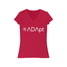 Load image into Gallery viewer, ADApt Women's Jersey Short Sleeve V-Neck Tee