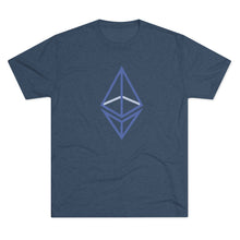Load image into Gallery viewer, The wired Octahedron Tri-Blend Crew Tee