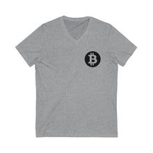 Load image into Gallery viewer, "Bitcoin Badge" V-Neck Tee