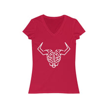 Load image into Gallery viewer, Daedalus Women's Jersey Short Sleeve V-Neck Tee