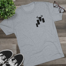 Load image into Gallery viewer, The Bull Chart Tri-Blend Crew Tee