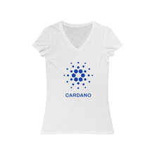 Load image into Gallery viewer, Cardano Foundation Women's Jersey Short Sleeve V-Neck Tee
