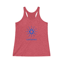 Load image into Gallery viewer, Cardano Foundation Women's Tri-Blend Racerback Tank