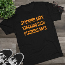 Load image into Gallery viewer, Stacking Sats Tri-Blend Crew Tee