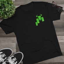 Load image into Gallery viewer, The Bull Chart Tri-Blend Crew Tee