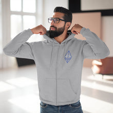 Load image into Gallery viewer, Wired Octahedron Hooded Zip Sweatshirt
