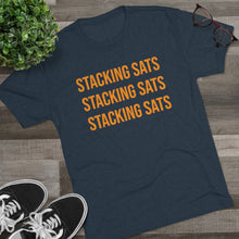 Load image into Gallery viewer, Stacking Sats Tri-Blend Crew Tee