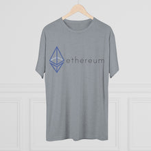 Load image into Gallery viewer, The Wired Octahedron ETH Logo Tri-Blend Crew Tee