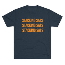 Load image into Gallery viewer, Stacking Sats Tri-Blend Crew Tee