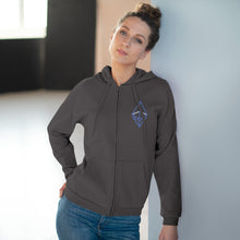Load image into Gallery viewer, Wired Octahedron Hooded Zip Sweatshirt