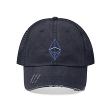 Load image into Gallery viewer, Wired Octahedron ETH Trucker Hat