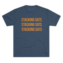 Load image into Gallery viewer, Stacking Sats Tri-Blend Crew Tee