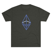 Load image into Gallery viewer, The wired Octahedron Tri-Blend Crew Tee