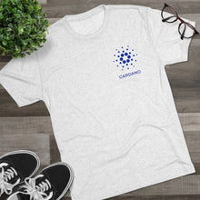 Load image into Gallery viewer, Cardano Foundation Tri-Blend Crew Tee