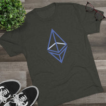 Load image into Gallery viewer, The wired Octahedron Tri-Blend Crew Tee