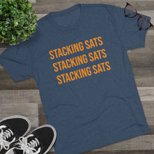 Load image into Gallery viewer, Stacking Sats Tri-Blend Crew Tee