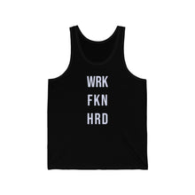 Load image into Gallery viewer, Work Hard! Jersey Tank