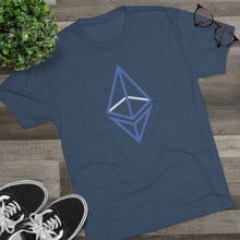 Load image into Gallery viewer, The wired Octahedron Tri-Blend Crew Tee