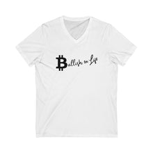 Load image into Gallery viewer, Bitcoin Bull V-Neck Tee