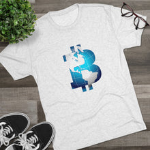 Load image into Gallery viewer, Bitcoin World Tri-Blend Crew Tee