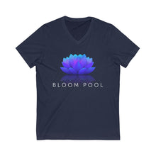 Load image into Gallery viewer, The Bloom Pool Jersey Short Sleeve V-Neck Tee
