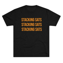 Load image into Gallery viewer, Stacking Sats Tri-Blend Crew Tee