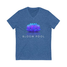 Load image into Gallery viewer, The Bloom Pool Jersey Short Sleeve V-Neck Tee