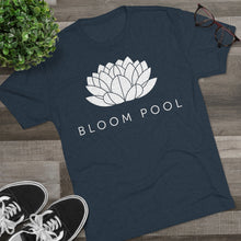 Load image into Gallery viewer, The Bloom Pool Tri-Blend Crew Tee