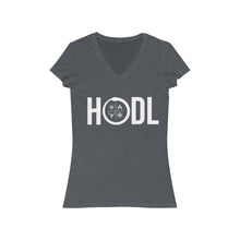 Load image into Gallery viewer, Cardano HODL Women's Jersey Short Sleeve V-Neck Tee