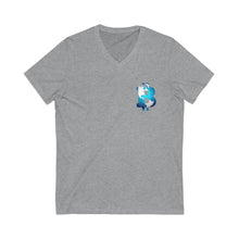 Load image into Gallery viewer, Bitcoin World V-Neck Tee