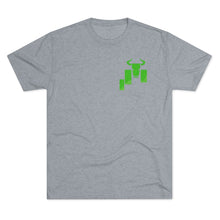 Load image into Gallery viewer, The Bull Chart Tri-Blend Crew Tee