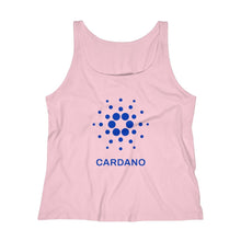 Load image into Gallery viewer, Cardano Foundation Women's Relaxed Jersey Tank Top