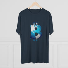 Load image into Gallery viewer, Bitcoin World Tri-Blend Crew Tee